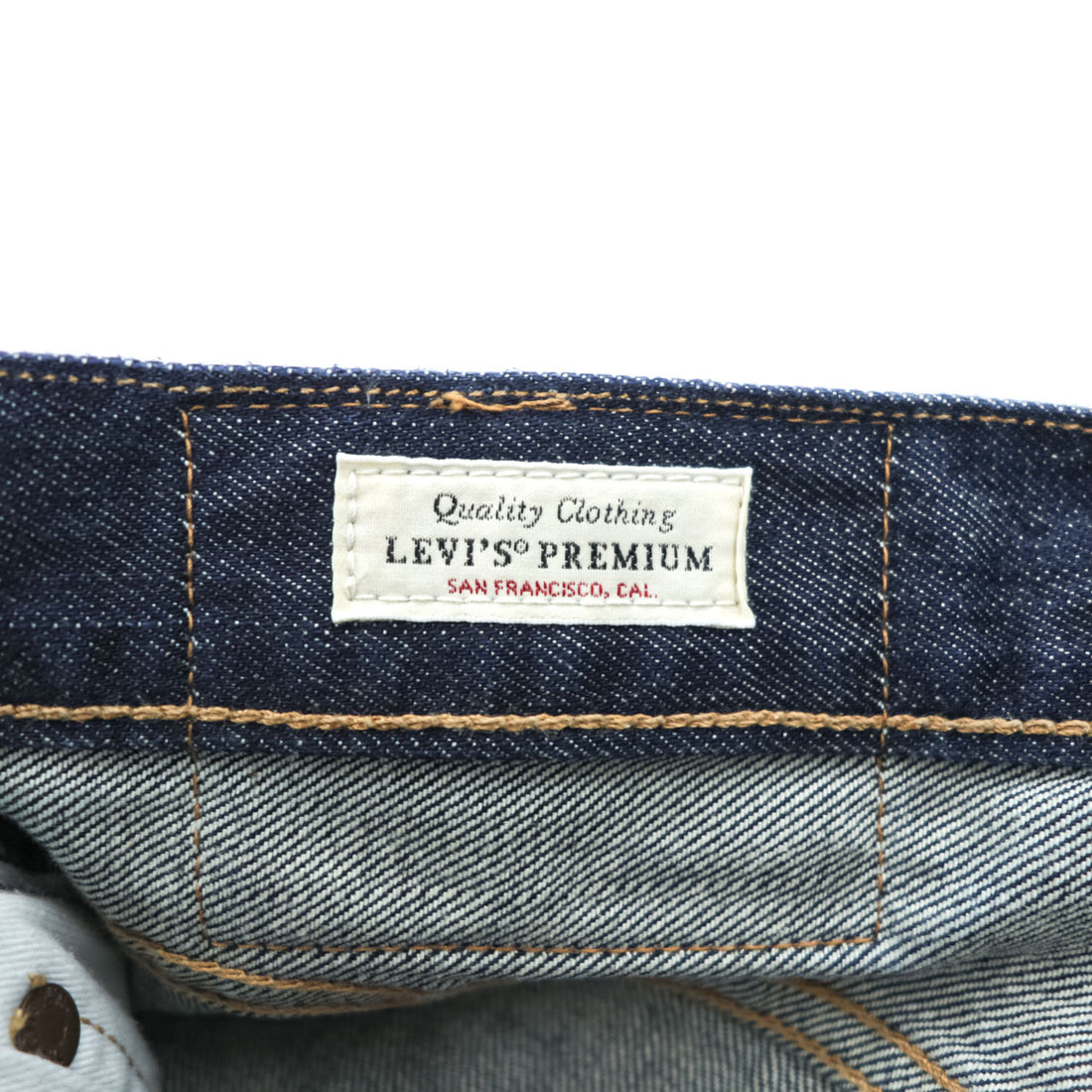 Levi Strauss 501 Rigid Denim Pants Jeans M Indigo Blue Big E Button Fly Leather Patch Bulgaria Made 00501-0162