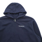 Carhartt Zip Up Hoodie,  Loose Fit Size XL, Navy, Rain Defender TS0614