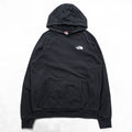 THE NORTH FACE Hoodie L Black RAGLAN RED BOX HOODIE Back Logo US Standard T92ZWU