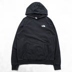 THE NORTH FACE Hoodie L Black RAGLAN RED BOX HOODIE Back Logo US Standard T92ZWU