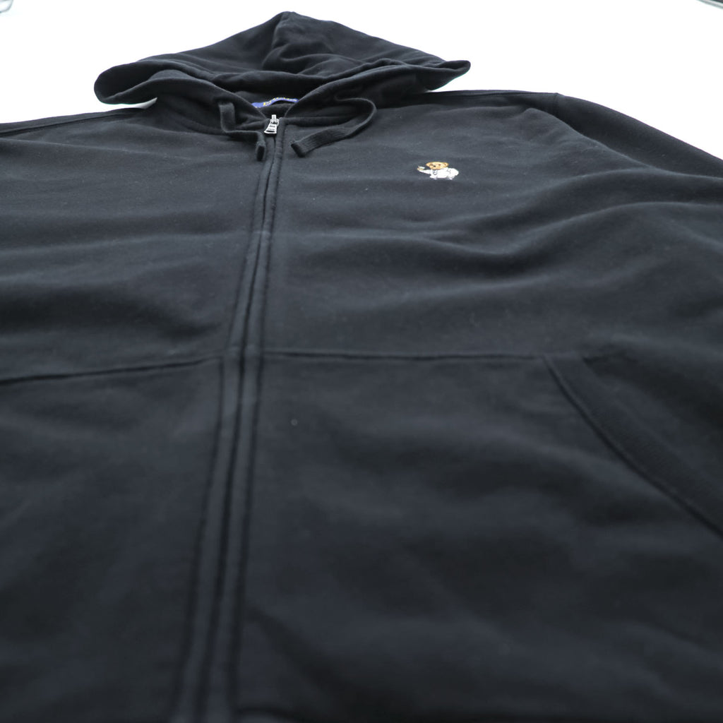 Polo Ralph Lauren Polo Bear Zip Up Hoodie XL Black Cotton
