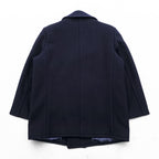 McGregor 80s Vintage Japan Made Melton Wool Peacoat Navy Double Breasted Short Coat Made in Japan Size L
