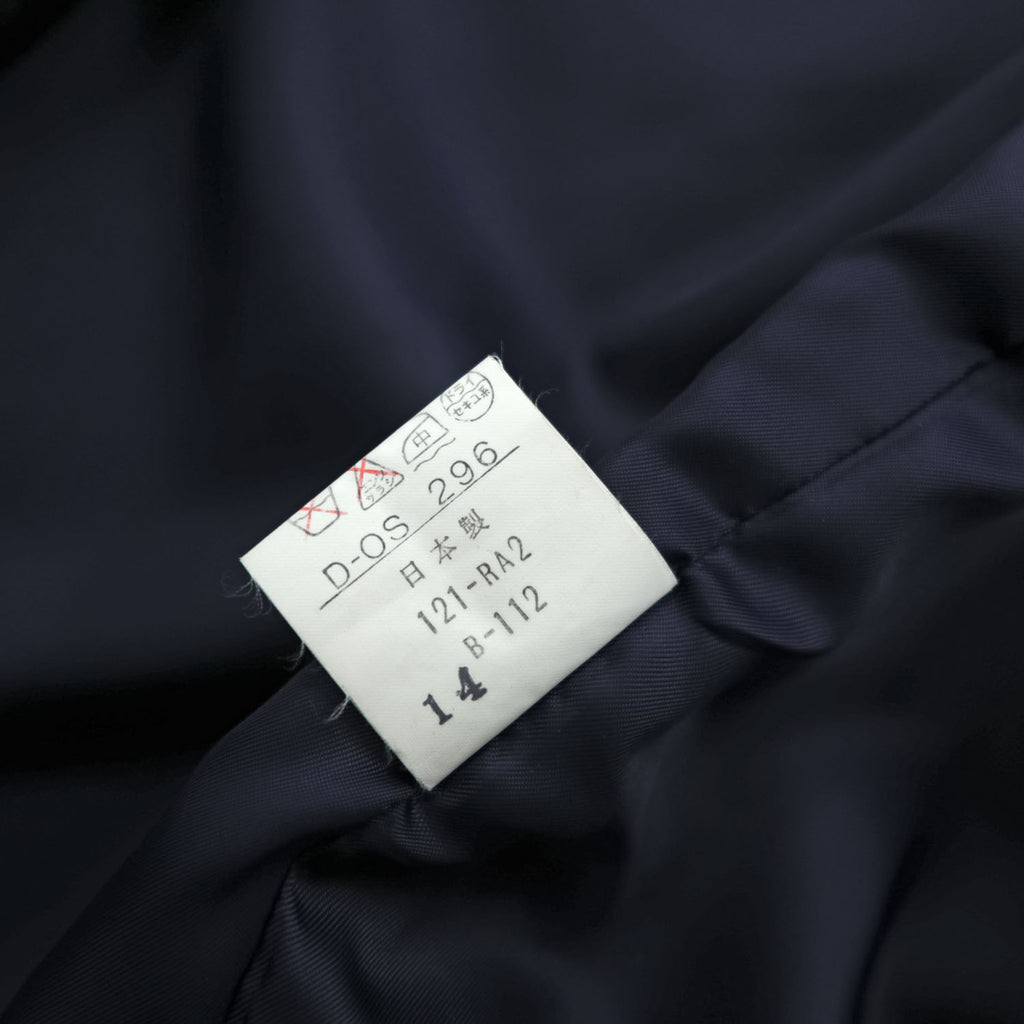 McGregor 80s Vintage Japan Made Melton Wool Peacoat Navy Double Breasted Short Coat Made in Japan Size L
