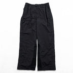 THE NORTH FACE 90年代 シェル アウトドアパンツ L ブラック ULTREX by Burlington 防水 透湿 フルサイドジップ スキー スノーボード US規格