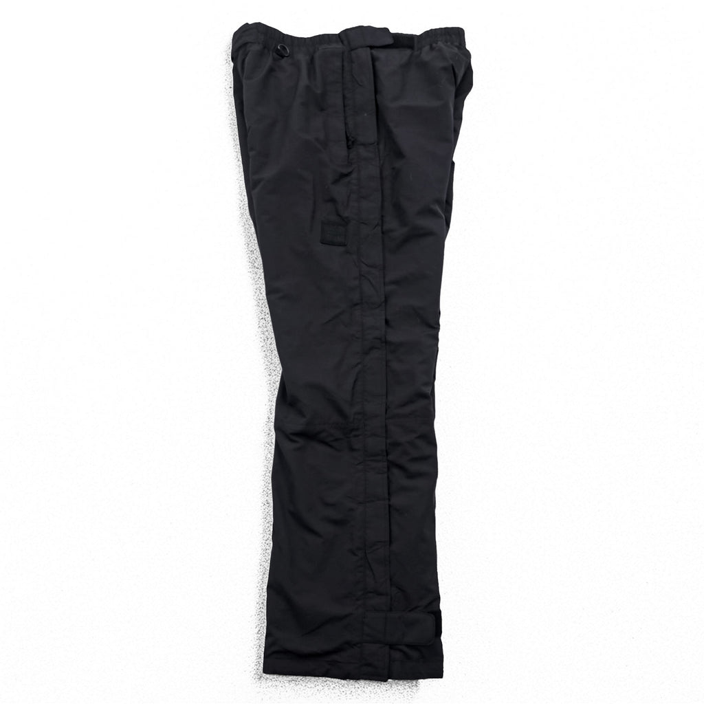 THE NORTH FACE 90年代 シェル アウトドアパンツ L ブラック ULTREX by Burlington 防水 透湿 フルサイドジップ スキー スノーボード US規格