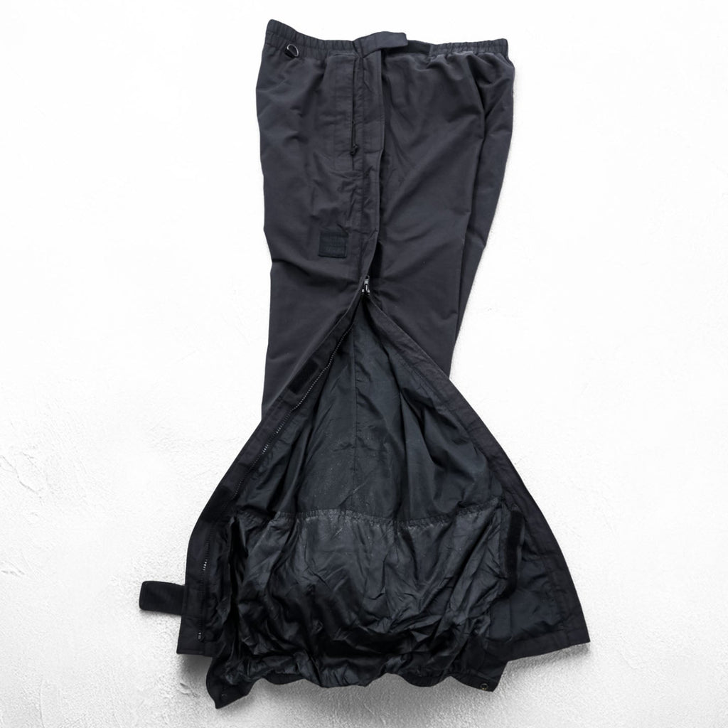 THE NORTH FACE 90年代 シェル アウトドアパンツ L ブラック ULTREX by Burlington 防水 透湿 フルサイドジップ スキー スノーボード US規格