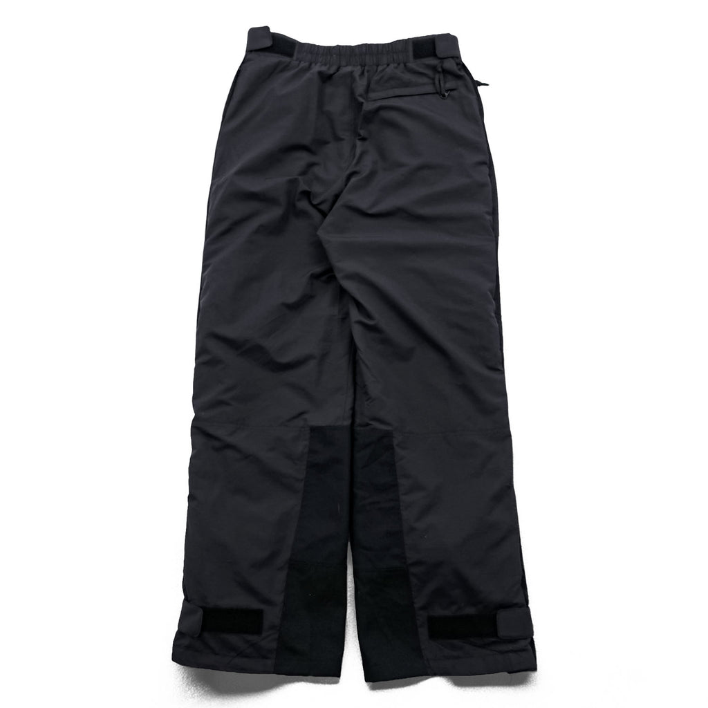 THE NORTH FACE 90年代 シェル アウトドアパンツ L ブラック ULTREX by Burlington 防水 透湿 フルサイドジップ スキー スノーボード US規格
