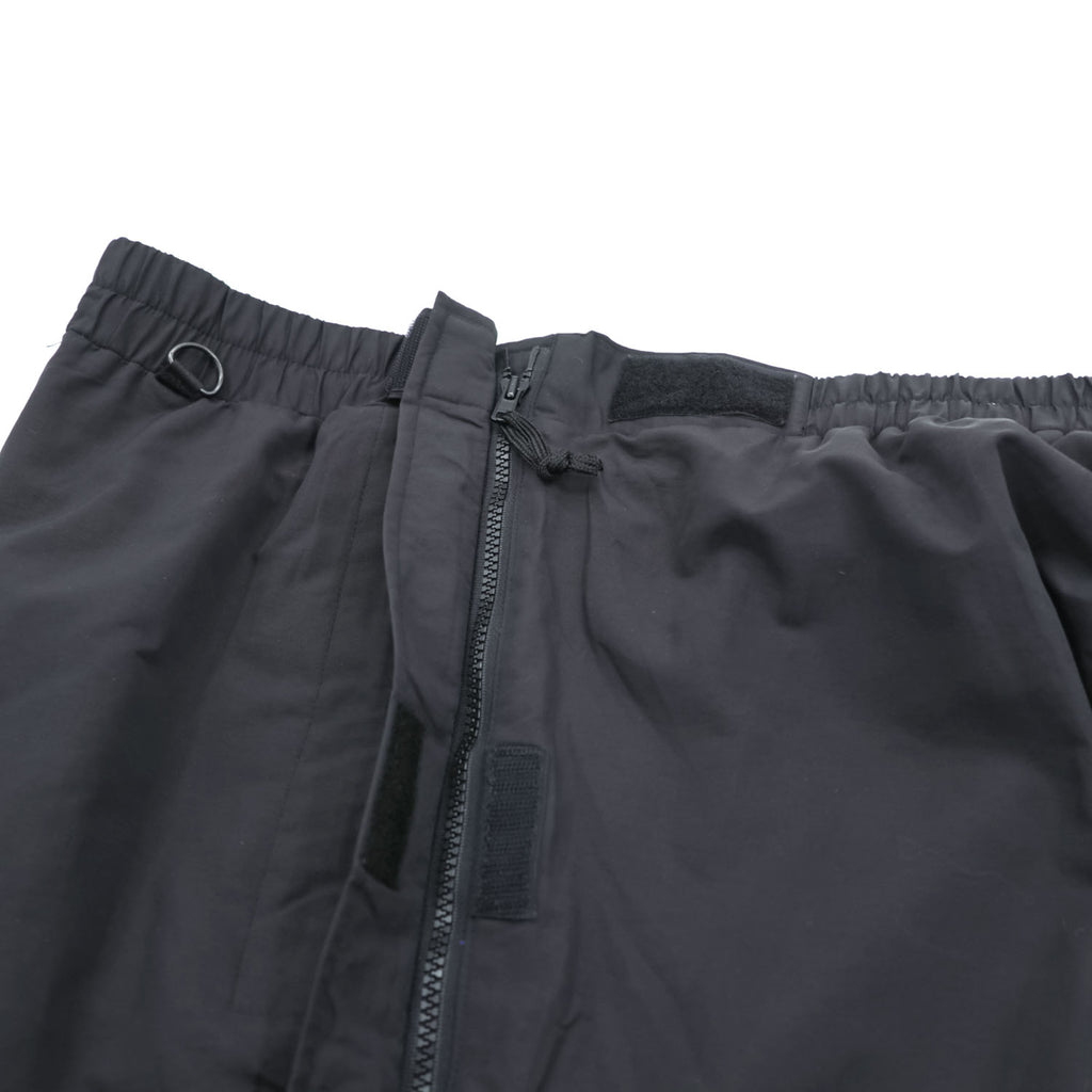 THE NORTH FACE 90年代 シェル アウトドアパンツ L ブラック ULTREX by Burlington 防水 透湿 フルサイドジップ スキー スノーボード US規格