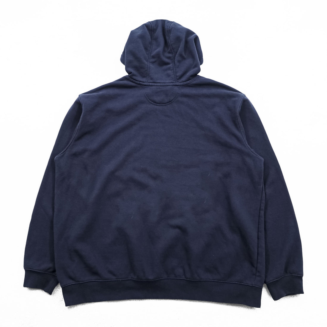 Carhartt Loose Fit Hoodie, Size 2XL, Navy, Sleeve Print, TS0288