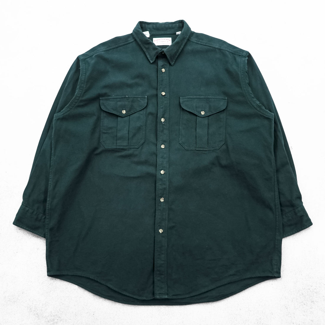 C.C. FILSON CO.  USA製 コットンツイル 長袖 ワークシャツ 2XL グリーン フランネル 850XL