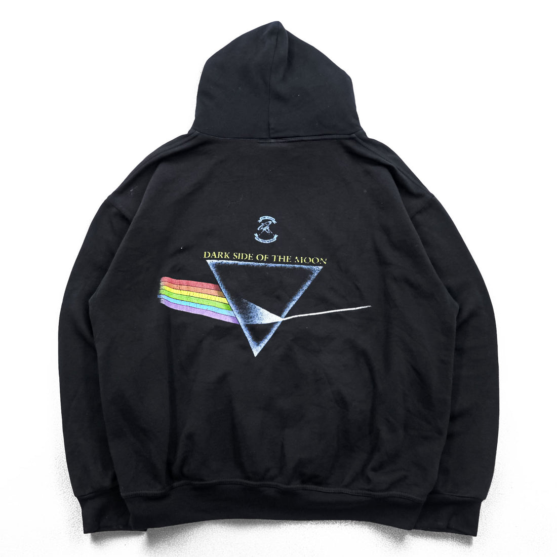 Pink Floyd Vintage 1987 Dark Side of the Moon Hoodie Black Prism Graphic Pullover Artimonde Made in Canada