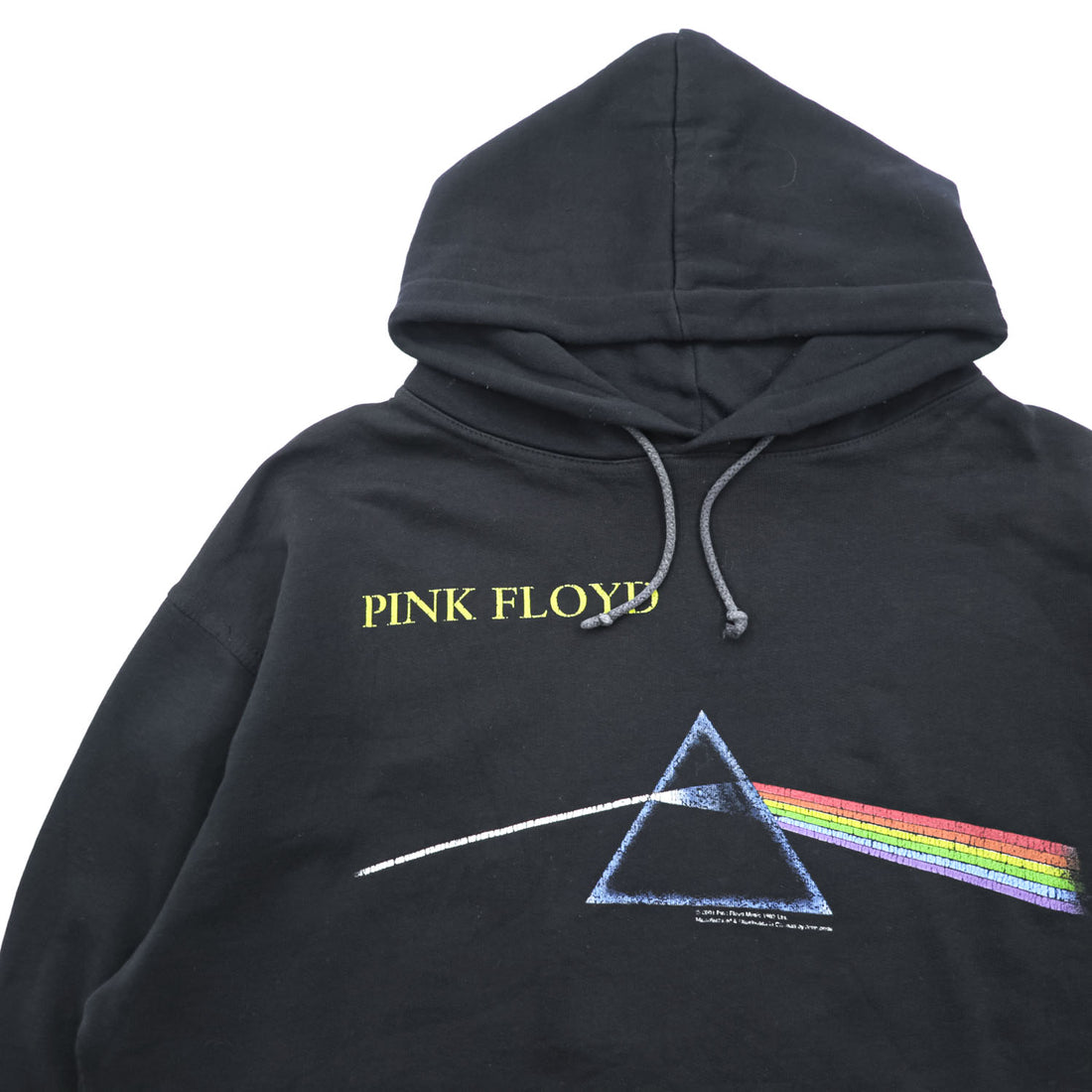 Pink Floyd Vintage 1987 Dark Side of the Moon Hoodie Black Prism Graphic Pullover Artimonde Made in Canada