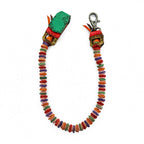 OJAGA DESIGN Made in Japan Leather Wallet Chain Wallet Rope Code Orange, Purple, Green ABIDJAN