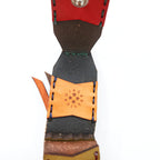OJAGA DESIGN Made in Japan Leather Wallet Chain Wallet Rope Code Orange, Purple, Green ABIDJAN