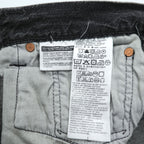 Levi Strauss 501 Denim Pants Jeans, Size M, Gray, Leather Patch, Button Fly, 00501 2144