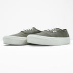 VANS オーセンティック AUTHENTIC E LTR ローカットスニーカー 27cm グレー シボ革