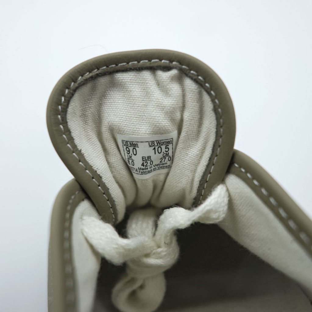 VANS オーセンティック AUTHENTIC E LTR ローカットスニーカー 27cm グレー シボ革