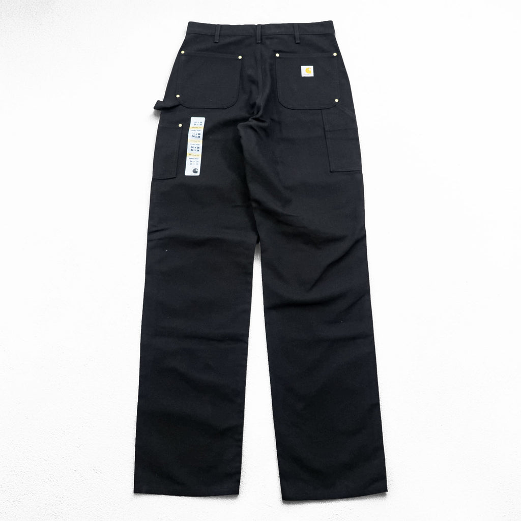 Carhartt USA Made Duck Double Knee Painter Work Pants LOOSE ORIGINAL FIT L Black Unused B01