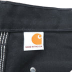 Carhartt USA Made Duck Double Knee Painter Work Pants LOOSE ORIGINAL FIT L Black Unused B01