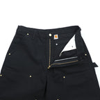 Carhartt USA Made Duck Double Knee Painter Work Pants LOOSE ORIGINAL FIT L Black Unused B01