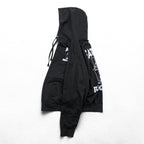UK-Made Vintage DEATH ROW RECORDS Hip Hop Label Hoodie, Size L, Black, UK Made, Double-Sided Print