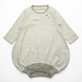 KAPITAL Japan Made Baby Waffle Babel Sweatshirt Thermal Trainer FREE Beige K.P.A.M. 5/8 Sleeve Asymmetrical Balloon Unused K1609LC118