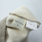 KAPITAL Japan Made Baby Waffle Babel Sweatshirt Thermal Trainer FREE Beige K.P.A.M. 5/8 Sleeve Asymmetrical Balloon Unused K1609LC118