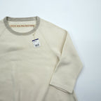 KAPITAL Japan Made Baby Waffle Babel Sweatshirt Thermal Trainer FREE Beige K.P.A.M. 5/8 Sleeve Asymmetrical Balloon Unused K1609LC118