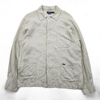 Polo Ralph Lauren リネンジャケット カバーオール M ベージュ 麻100% インド製