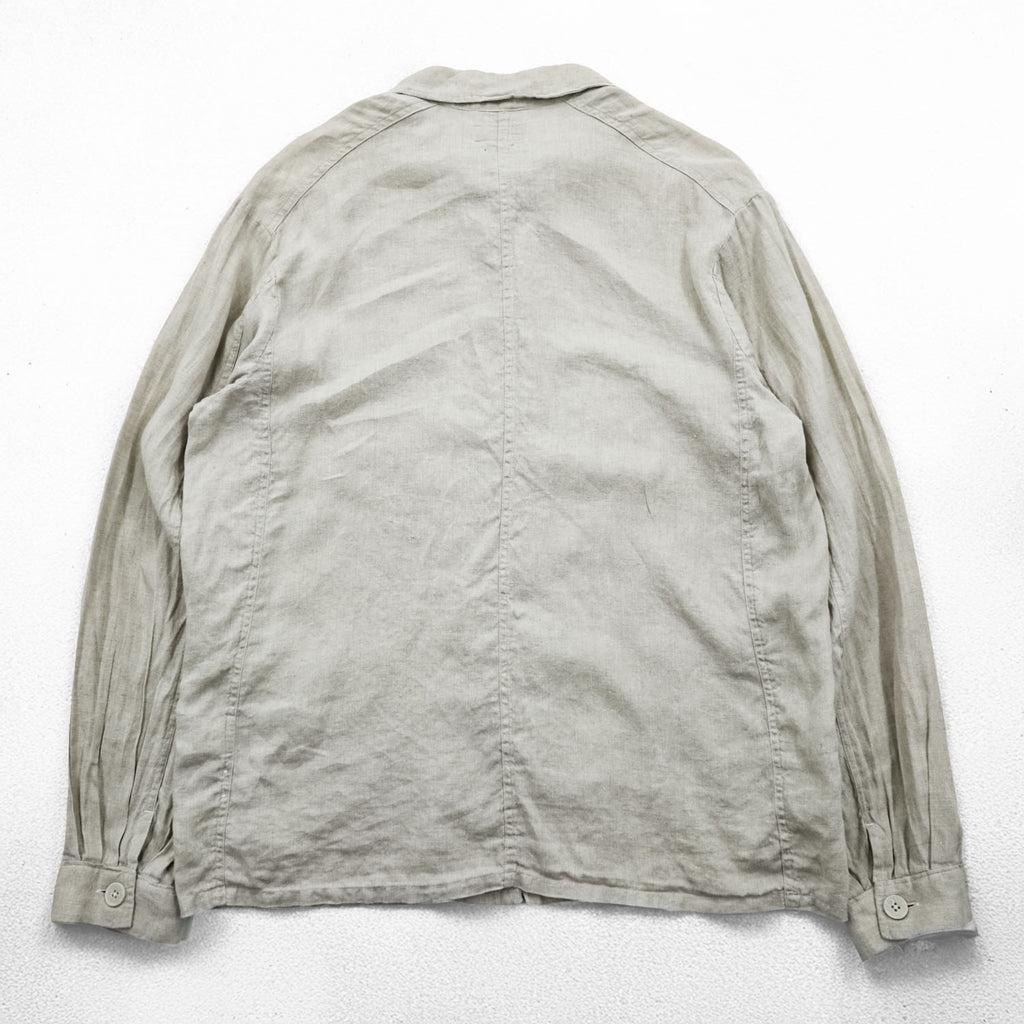 Polo Ralph Lauren リネンジャケット カバーオール M ベージュ 麻100% インド製