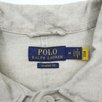 Polo Ralph Lauren リネンジャケット カバーオール M ベージュ 麻100% インド製