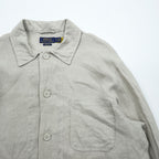 Polo Ralph Lauren リネンジャケット カバーオール M ベージュ 麻100% インド製