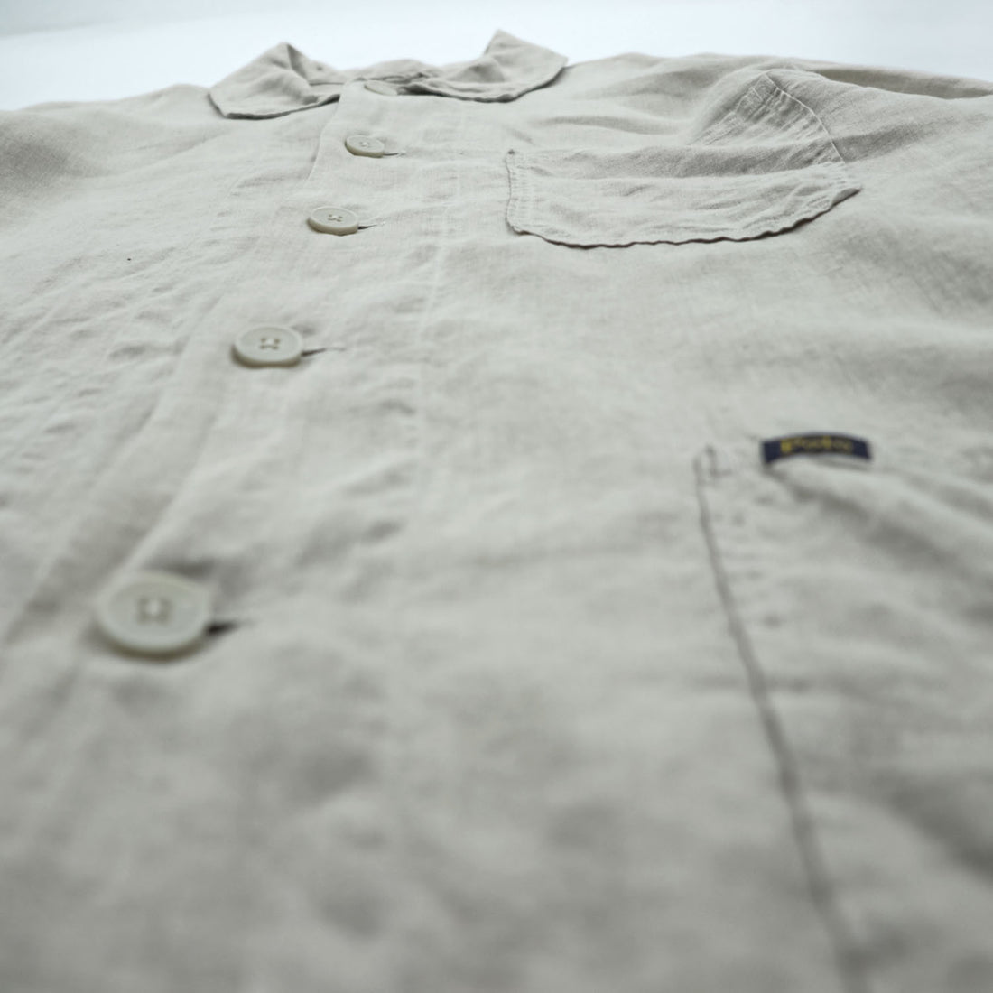 Polo Ralph Lauren リネンジャケット カバーオール M ベージュ 麻100% インド製