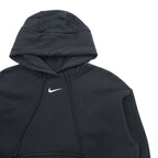 NIKE Oversized Cropped Hoodie FREE Black Phoenix Fleece PO Hoodie Center Swoosh Short Length Wide Silhouette DQ5860-010