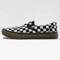 VANS チェッカー スリッポン CHECKER SLIP ON スニーカー 26.5cm ブラック ホワイト フラッグチェック ガムソール キャンバス V98CL