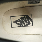 VANS チェッカー スリッポン CHECKER SLIP ON スニーカー 26.5cm ブラック ホワイト フラッグチェック ガムソール キャンバス V98CL