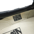 VANS チェッカー スリッポン CHECKER SLIP ON スニーカー 26.5cm ブラック ホワイト フラッグチェック ガムソール キャンバス V98CL