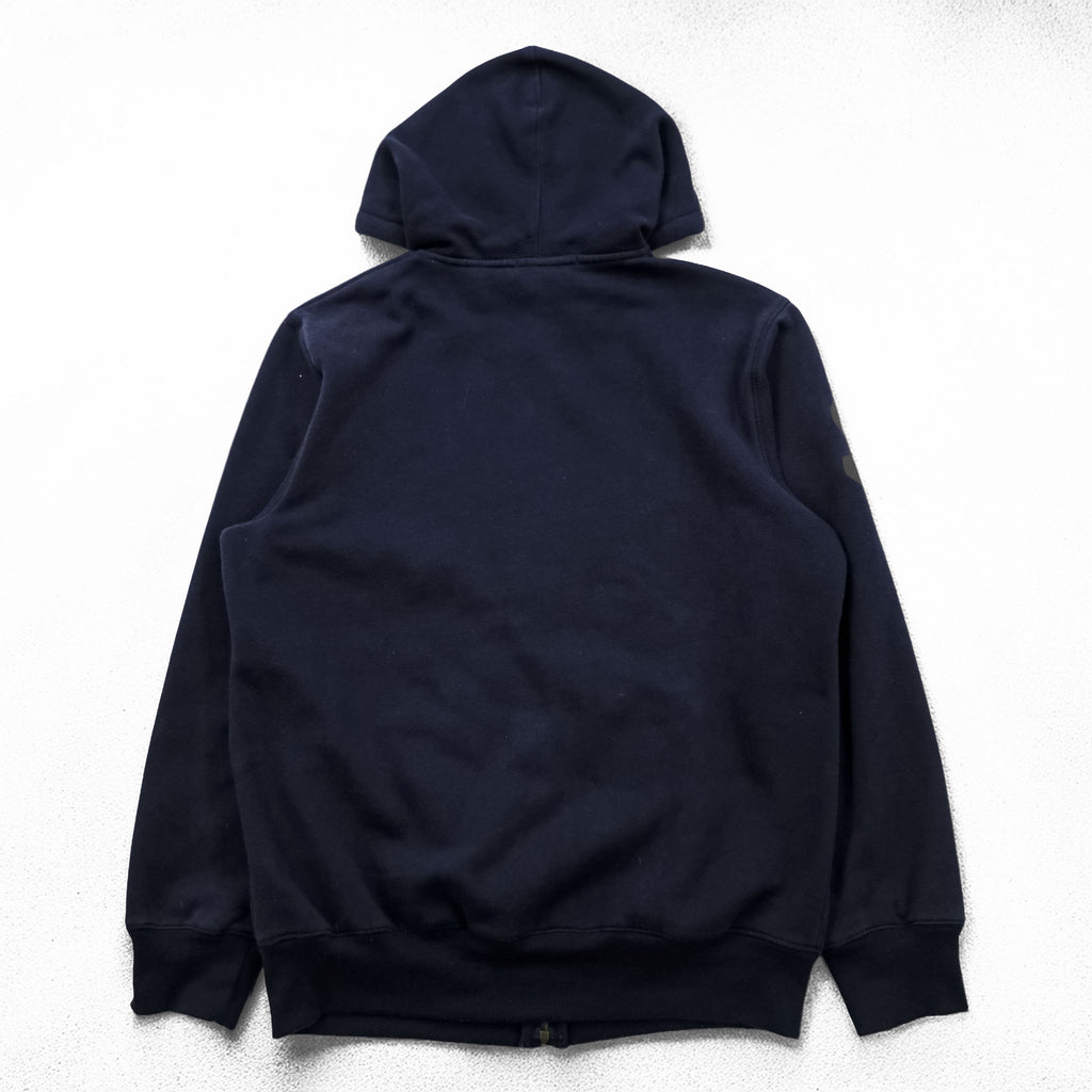 Polo Ralph Lauren 90年代 ヴィンテージ ビッグポニー ジップパーカー XL ネイビー CUSTOM FIT