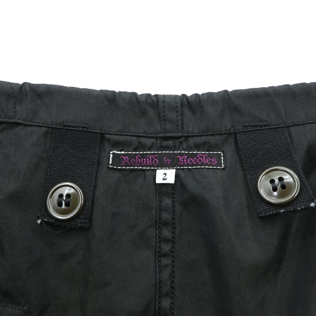 Needles Made in Japan Reconstructed M51 BDU Sarouel Pants M Black, Khaki TALON Zipper