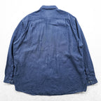 Brooks Brothers Irish Linen Long-Sleeve Shirt, Size XL, Navy