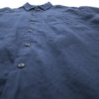 Brooks Brothers Irish Linen Long-Sleeve Shirt, Size XL, Navy