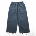 South2 West8 Wide Balloon Pants String Cuff Balloon Pant - Poly Washer Cloth M Gray