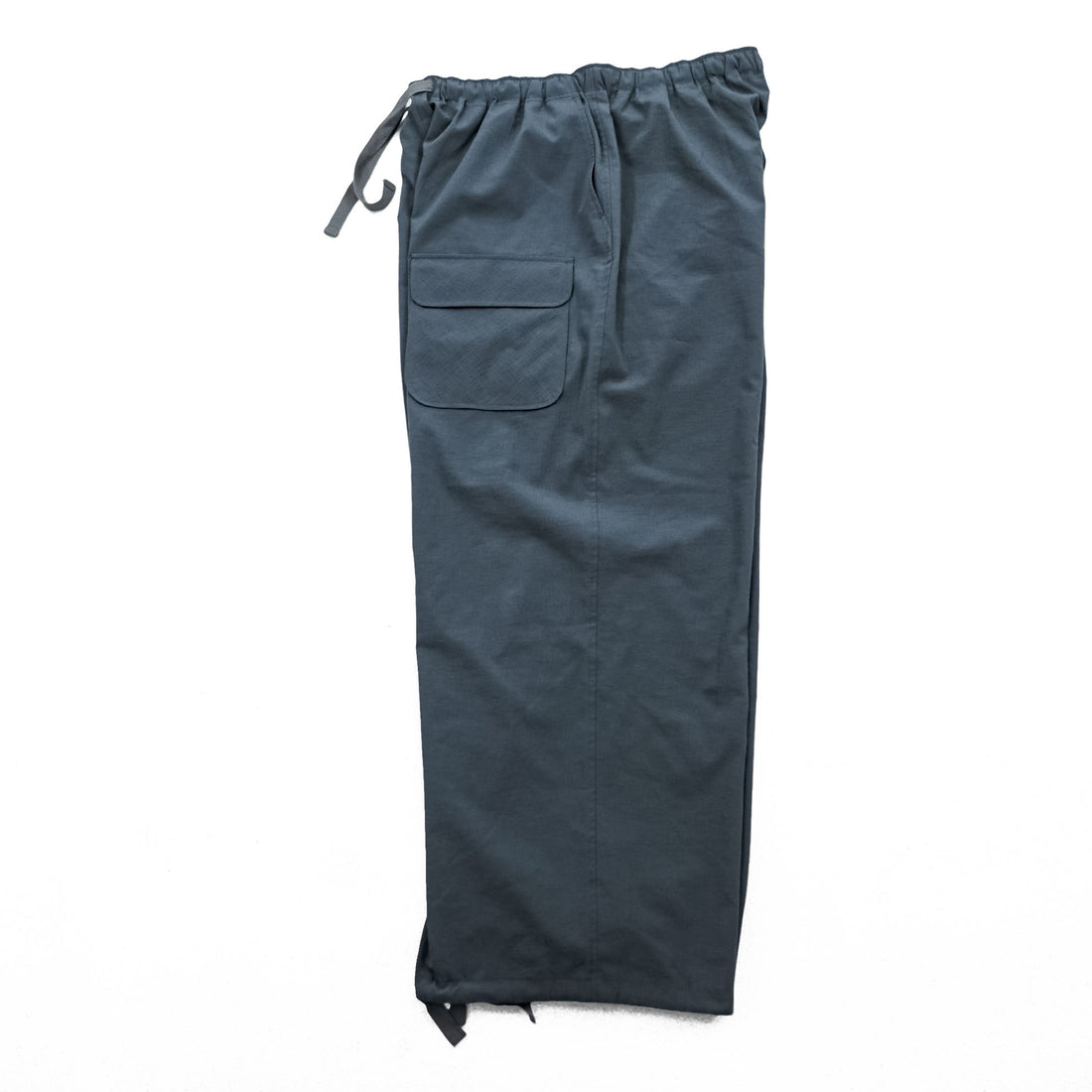South2 West8 Wide Balloon Pants String Cuff Balloon Pant - Poly Washer Cloth M Gray