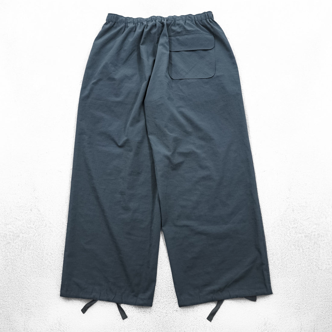 South2 West8 Wide Balloon Pants String Cuff Balloon Pant - Poly Washer Cloth M Gray