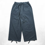 South2 West8 Wide Balloon Pants String Cuff Balloon Pant - Poly Washer Cloth M Gray