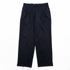Levi's 90年代 USA製 ヴィンテージ Action CHOICE スラックス パンツ L ネイビー ワイド テーパード 2タック プリーツ 47606-4218