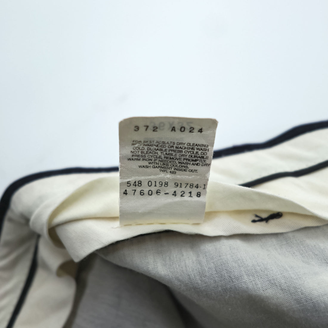Levi's 90年代 USA製 ヴィンテージ Action CHOICE スラックス パンツ L ネイビー ワイド テーパード 2タック プリーツ 47606-4218