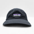 Patagonia P-6 ラベル トラッド キャップ FREE アジャスター ブラック 6パネル 38207