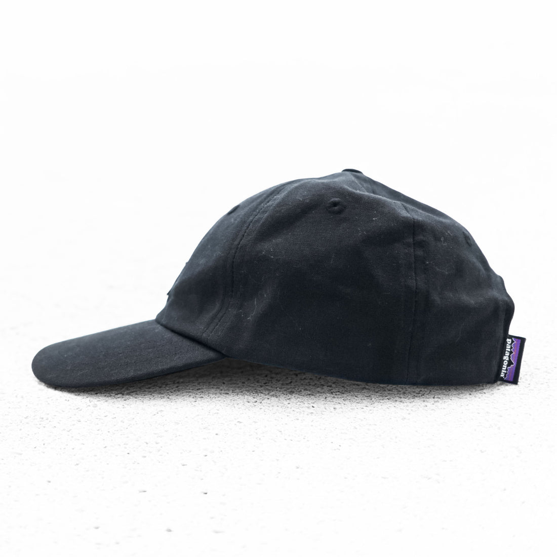 Patagonia P-6 ラベル トラッド キャップ FREE アジャスター ブラック 6パネル 38207