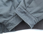 Vintage 90s Burberrys Harrington Jacket Blue Gray Nova Check Lined Zip Blouson Made in Spain Size 44